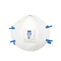 일방향 배기밸브 분진 용접흄 방진마스크 1급 10개 제조업 금속흄, 3M 방진마스크 8822 (1급-흄-1EA)