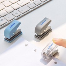 미니 1공 펀치 6mm 핸드 종이 카드 펀칭 태그 티켓, 투명 UK00273