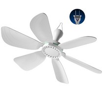 캠핑 타프팬 실링팬 스탠드 선풍기 16.5 인치 6 엽 AC 220V 조용한 가정용 기숙사 침대 공기 냉각 걸이 팬 스위치 8W 전기 천장 팬, [01] US