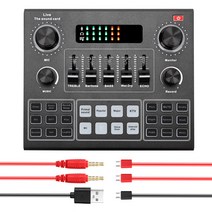 ammoon V9 오디오 USB 헤드셋 마이크 웹 캐스트 라이브 사운드 카드 12 맇헥 방송 전화기 컴퓨터