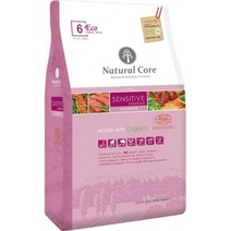 변냄새최소화 건강한 강아지사료 피부에좋은 네츄럴코어 맛좋은 작은입자 낱개포장 연어 기호성좋은 2.4kg 에코6 매끈한피부 애견 영양 양질의단백질 전연령견, 본상품선택