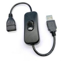 Zizzy USW1 USB 전원 ON OFF 스위치 케이블 30cm dkge@#$, [정품_화이트^]