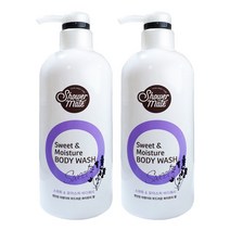 샤워메이트 스위트앤모이스처 바디워시 750ml 2개
