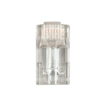 Monoprice 8P8C RJ45 플러그 EZ 패스스루 포함 Cat6 이더넷 케이블 100개/팩8P8C 100개/팩