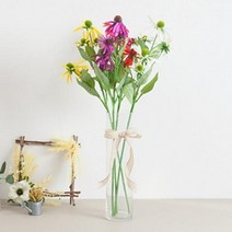 기타 바보사랑[플라워트리]써클에키나세아가지o 74cm 조화 FAIAFT, 선택:퍼플