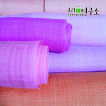 [쿠리연구소] 분홍 6종모음 모시원단 15cm 모시조각보 여름 한복 규방공예 자투리원단, PN4_산호색