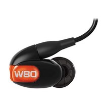 ALO 오디오 및 고해상도 블루투스 케이블이 포함된 Westone W80 8-드라이버 True-Fit 이어폰 Gen 2 블랙(WST-W80-2019)