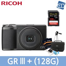 [리코정품] RICOH GR III / 리코 디지털 카메라+메모리+가방+액정필름 / ED, 03정품 RICOH GR III+128G+가방+액정필름