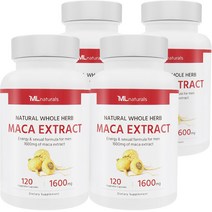 마이라이프 내추럴스 마카 1600mg 120정 4병