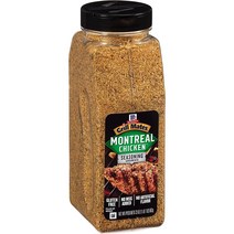 McCormick 그릴 메이트 몬트리올 치킨 시즈닝 23온스 해산물 육류용 마늘 양파 블랙&레드페퍼 파프리카, 1.43 Pound (Pack of 1)
