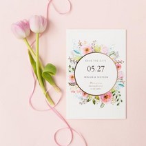 보자기카드 청첩장 BNIEL317, 80매