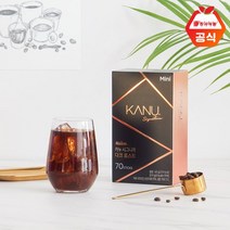 카누 시그니처 미니 다크 70T+랜덤 머그 컵, .