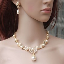 FANSYLI 2023 여성 18K 도금 럭셔리 크리스탈 큐빅 진주 목걸이 귀걸이 쥬얼리 투피스 pl0818