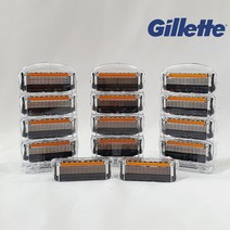 질레트 5중 면도날 프로글라이드 질레트면도기 호환 정품, 2개입