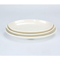 KO 키친쿡 업소용 멜라민 그릇 !! ~ 뱅뱅배 타원 접시 민자 플라스틱 반찬, 멜라민 뱅뱅배타원 대