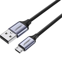 UGREEN Ugreen U-60146 USB2.0 마이크로 5핀 케이블 1m 충전, 선택없음, 선택없음