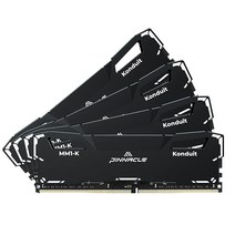 Timetec Pinle Konduit 128GB 키트(4x32GB) DDR4 3600MHz PC4-28800 CL18-22-22-42 XMP2.0 오버클럭 1.35V 듀얼 랭크, 32GB KIT(4x8GB)_Heatsink Black