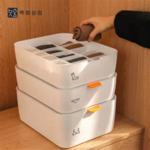 [1+1]백화상점 양말 속옷 수납 정리함 서랍장 칸막이 칸칸이 정리 보관함, [1+1]15칸 (뚜껑 미포함)