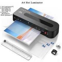 레이저각인 라벨프린터 미니 A4 핫 라미네이터 전문 320mm 종이 사진 문서 블리스터 포장 플라스틱 필름 롤, 02 A4 and Film and A_04 영국 플러그