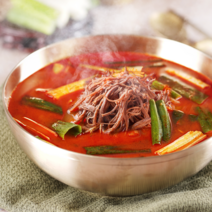 시장쏙 육대장 본점 소고기 양지 듬뿍 옛날 전통 육개장, 850g, 1팩