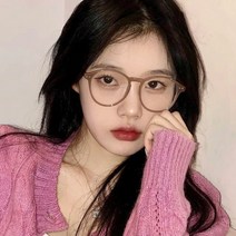 데일리 뿔테 안경 갈색 블랙 검정 동글이 gl-7 코이