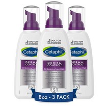 Cetaphil Pro Oil Removing Foam Wash 세타필 프로 AD 더마컨트롤 지성 피부 포밍 워시 8oz(237ml) 3팩