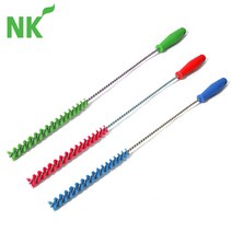 [식공구] 엔케이 배관청소솔 (1cm) / 배관 배수구 하수구 파이프 청소솔 주방용품 식품공장 업소용 HACCP, 초록