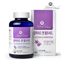 네츄럴메이드 플랙씨드 앤 햄프씨드 오메가3 100% 오일 180캡슐 3개월 단백질 리놀렌산720mg 저온압착 헥산NO 중금속NO 권장량 연질캡슐 식물성 필수지방산 성장발달 어린이 청소년 중년여성 영양제 식약처인정 식물성캡슐 캐나다 건강기능식품, 1000mg