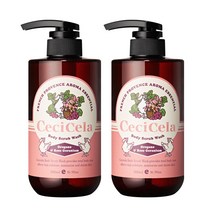 쎄씨쎌라 프렌치 아로마 에센셜 바디스크럽워시 오레가노 로즈제라늄 500ml, 2개