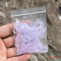 자개재료 10g 조개 껍질 빛나는 조각 DIY, No. 4 크리스탈 바이올렛 10그램