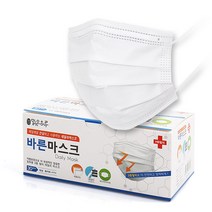 개별포장 일회용마스크 대형 그레이색 30매 3중구조 mb필터마스크, 화이트, 1개