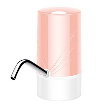 워터펌프 원터디스펜서 스마트워터디스펜서USB 충전식 물병 펌프 전기 음주 스위치 워터 디스펜서 액세서, 03 Pink