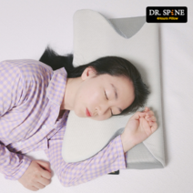 닥터스파인 4시간 숙면 경추베개 옆으로자는 목이편한 기능성, 화이트1개