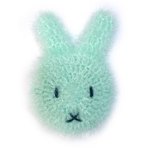 투맘수세미 국내산 핸드메이드 6종 아크릴 수세미 답례품/손뜨개/선물용, 03.귀여운토끼_파우더민트