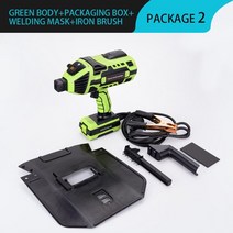 아크용접기 220v 휴대용 전기 반자동 디지털 지능형 전류 추력 조정 도구, 초록