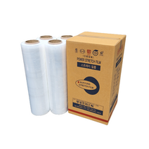 국산 스트레치필름 포장랩 공업용랩, 1박스 (4Roll), 20mic x 500mm x 350m