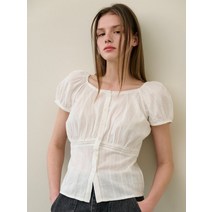 SALAD BOWLS PUNCHING LACE BLOUSE WHITE