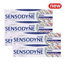 센소다인 화이트 치약 시린이, 5개, 113g