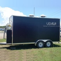 사각형 사용자 정의 모바일 주방 식품 트럭 와플 아이스크림 카트 패스트 푸드 트레일러 커피, 3M+EU