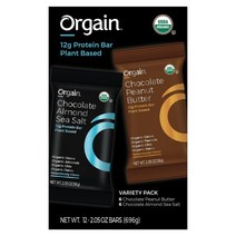Orgain 올게인 프로틴바 버라이어티 2.05oz(58g) 12개입
