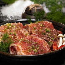 국내산 최상급 양념숯불돼지갈비구이 선물 캠핑 홈파티 밀키트(5인분)
