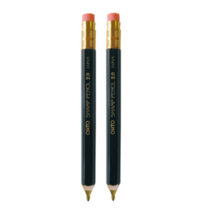 OHTO 목재 홀더 샤프 블랙, 2mm, 2개