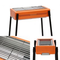 숯불 바비큐 그릴(오렌지) 꼬치구이기계 웨버바베큐그릴