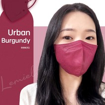 50매 숨쉬기편한 V라인컷팅디자인 컬러 일회용마스크 성인 청소년학생 노알러지 안전테스트 보건위생 방역 덴탈 마스크, 르미엘컬러 마스크(50매)-어반버건디