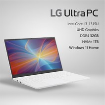 [당일출고] LG전자 2023 울트라PC 15UD50R-GX36K *4종사은품 증정*, W, 코어i3, 1TB, 32GB, WIN11 Home