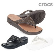 크록스몬터레이디아만테웨지플립W모음3종20634317420634325M