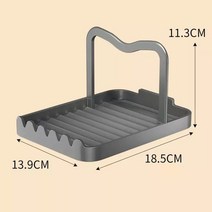 식기건조대 신제품 주방 냄비 커버 랙 뚜껑 홀더 스탠드 식기 드레인 카운터 정리 도구 삽 보관, 05 gray