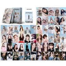 아이돌 르세라핌 앨범 두려움 없는 Lomo 카드 깨지기 엽서 소녀 팬 선물, [01] A
