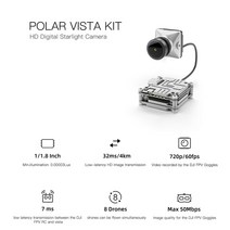 저무리 호환제품 재고 있음 Caddx Vista Kit / Air Unit Lite RC 비행기 FPV 레이싱 프리 스타일 디지털 HD Drones DIY 부품 용 시스템, 03 polar vista kit