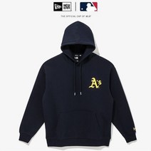 [AK PLAZA] [뉴에라][공용]MLB 에이스 카드 오클랜드 애슬레틱스 후드 네이비 (13338700)